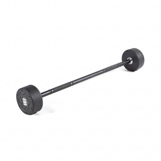Primal Strength Premium Rubber/Stainless Steel Barbell Set 10-45kg (10 Barbells)